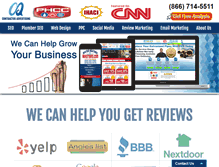 Tablet Screenshot of contractor-advertising.com